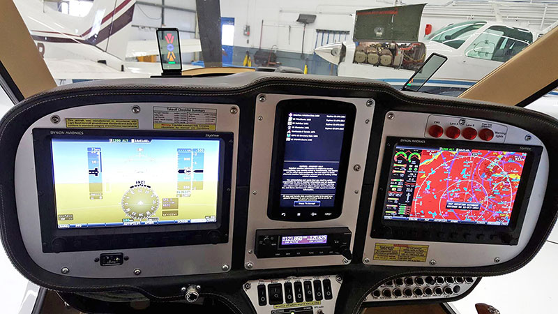 Alpha Systems AOA Eagle Angle of Attack Indicator Installed in a Flight Design CTLS